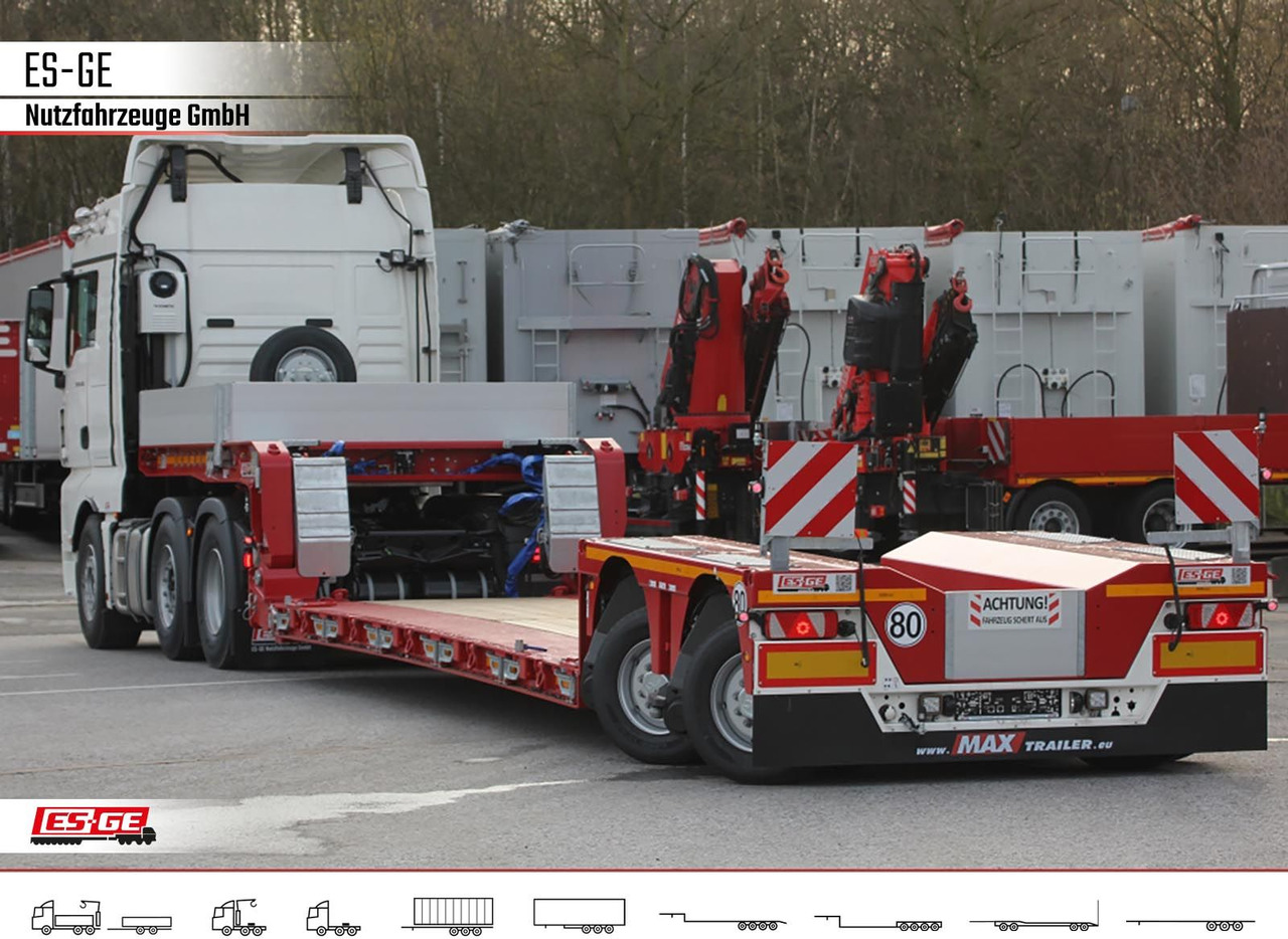 Faymonville MAX Trailer MAX510 Tiefbett 2x12 t PA - Low loader semi-trailer: picture 1 Faymonville MAX Trailer MAX510 Tiefbett 2x12 t PA - Low loader semi-trailer: picture 1