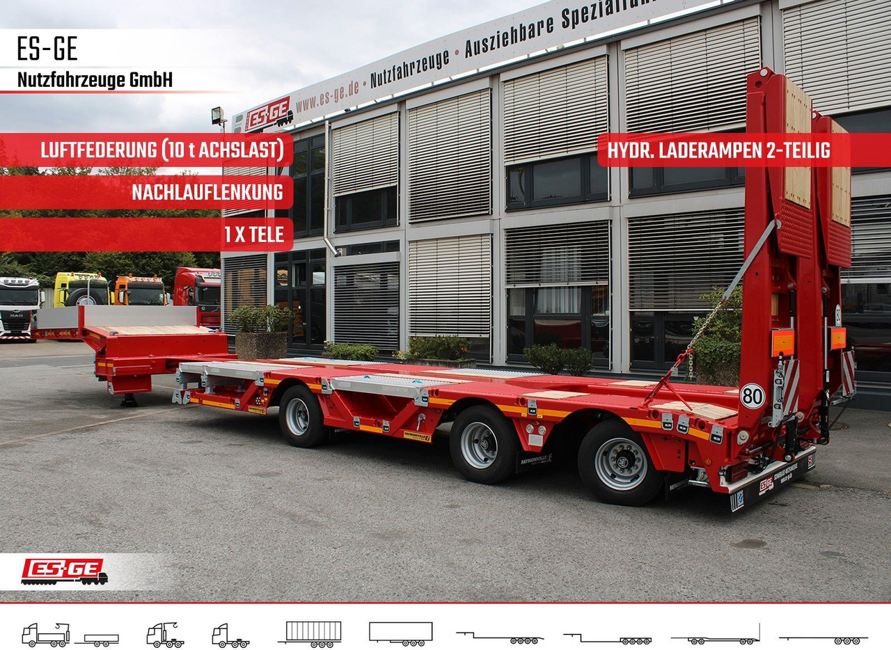 Faymonville Multimax Satteltieflader (1+2) - nachlaufgelenkt - Low loader semi-trailer: picture 1 Faymonville Multimax Satteltieflader (1+2) - nachlaufgelenkt - Low loader semi-trailer: picture 1