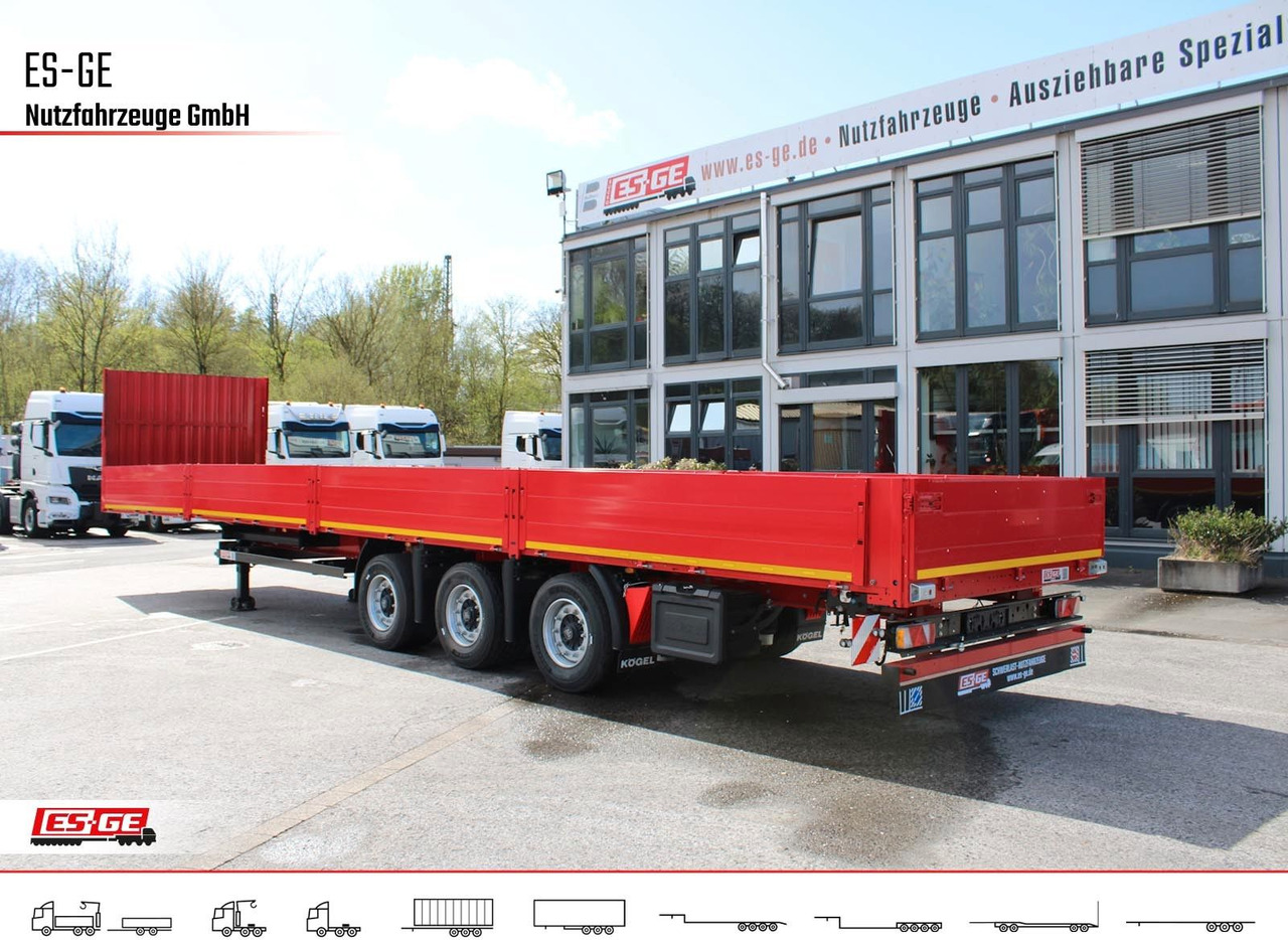 Kögel 3-Achs-Mega Chassis, Bordwände - Dropside/ Flatbed semi-trailer: picture 3 Kögel 3-Achs-Mega Chassis, Bordwände - Dropside/ Flatbed semi-trailer: picture 3