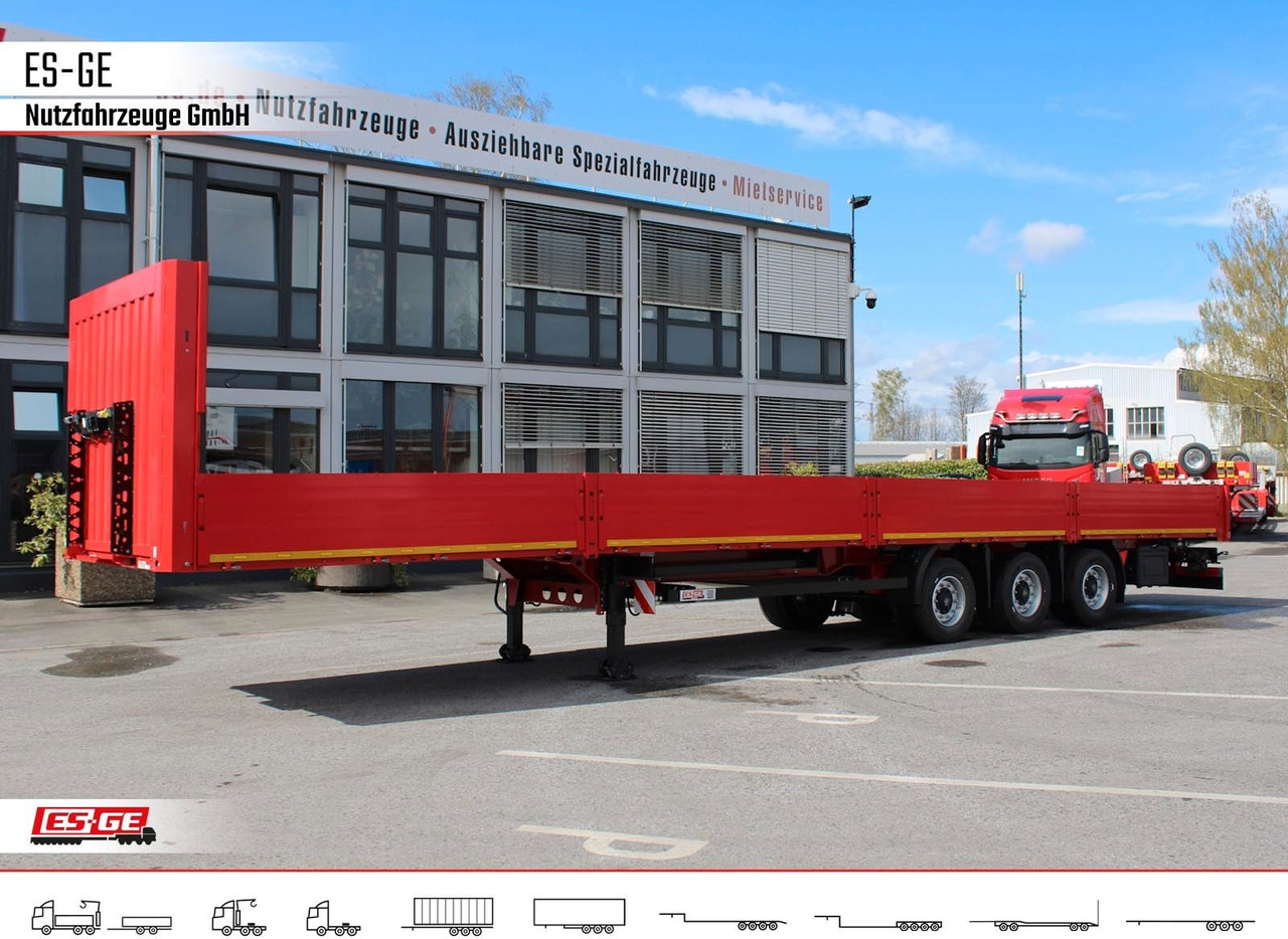 Kögel 3-Achs-Mega Chassis, Bordwände - Dropside/ Flatbed semi-trailer: picture 2 Kögel 3-Achs-Mega Chassis, Bordwände - Dropside/ Flatbed semi-trailer: picture 2