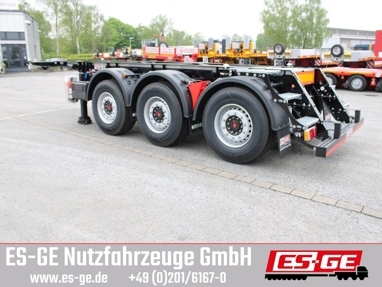 Kögel PORT 20 TANKPLEX Containerchassis - Container transporter/ Swap body semi-trailer: picture 1 Kögel PORT 20 TANKPLEX Containerchassis - Container transporter/ Swap body semi-trailer: picture 1
