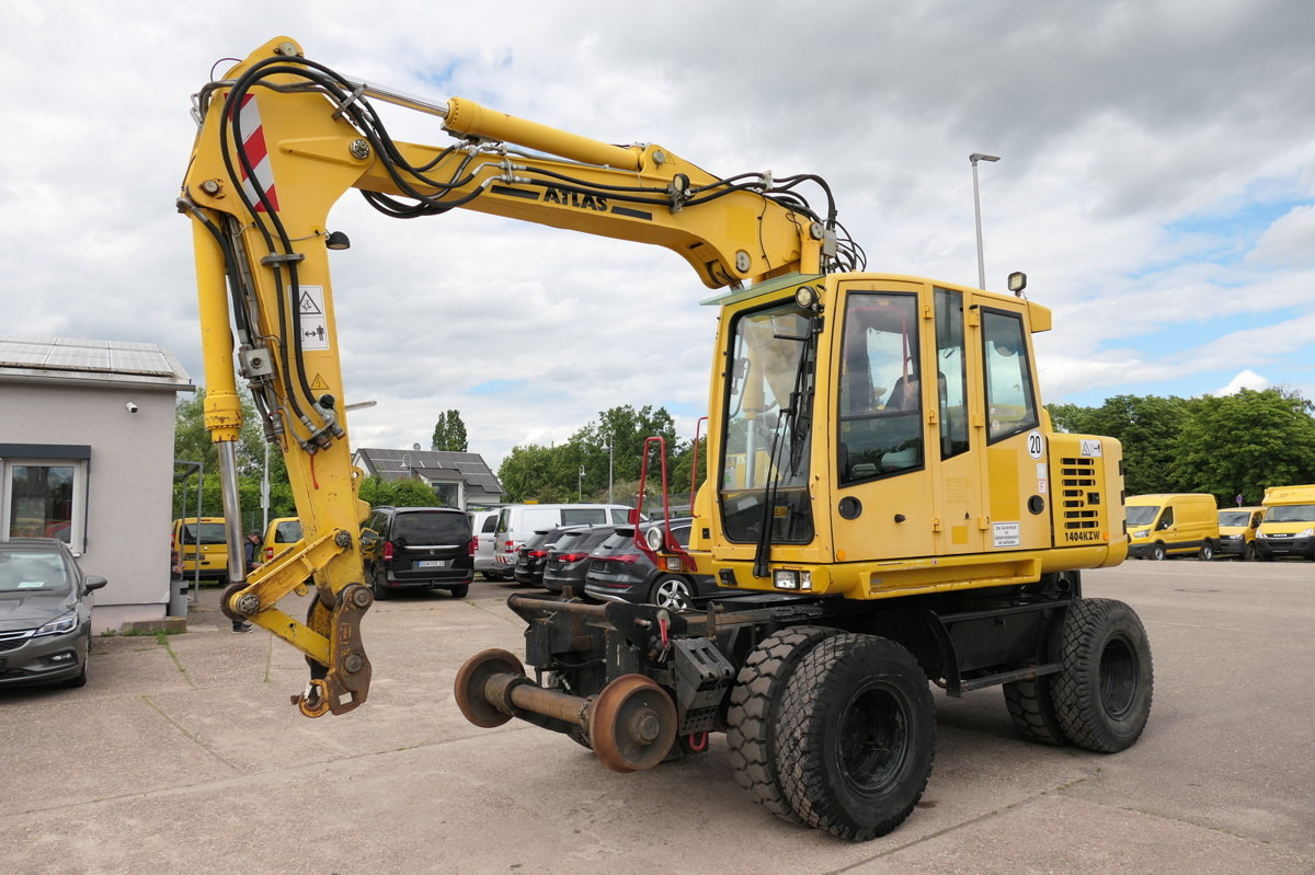 ATLAS 1404 K ZW Zweiwegebagger AHK - Wheel excavator: picture 2 ATLAS 1404 K ZW Zweiwegebagger AHK - Wheel excavator: picture 2