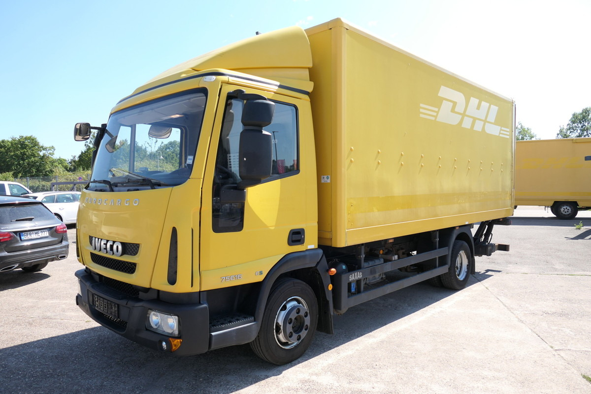 IVECO EuroCargo ML 75 E 16 P LBW LUFT AUTOMATIK COC EU - Closed box van: picture 1 IVECO EuroCargo ML 75 E 16 P LBW LUFT AUTOMATIK COC EU - Closed box van: picture 1