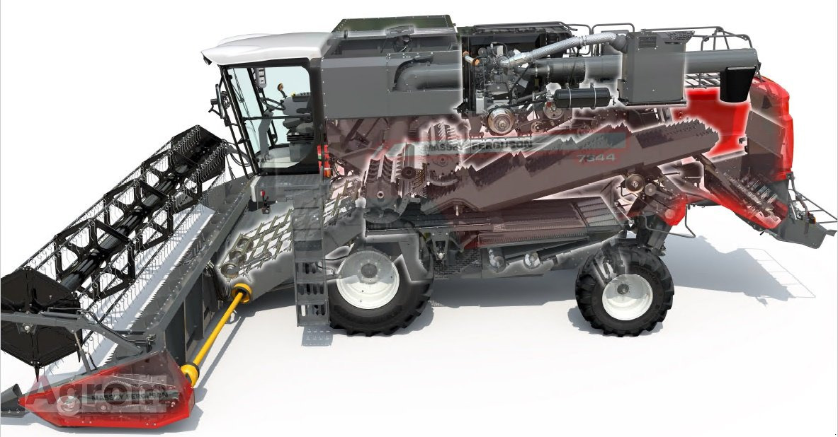 Massey Ferguson 7343 Activa - Combine harvester: picture 2 Massey Ferguson 7343 Activa - Combine harvester: picture 2