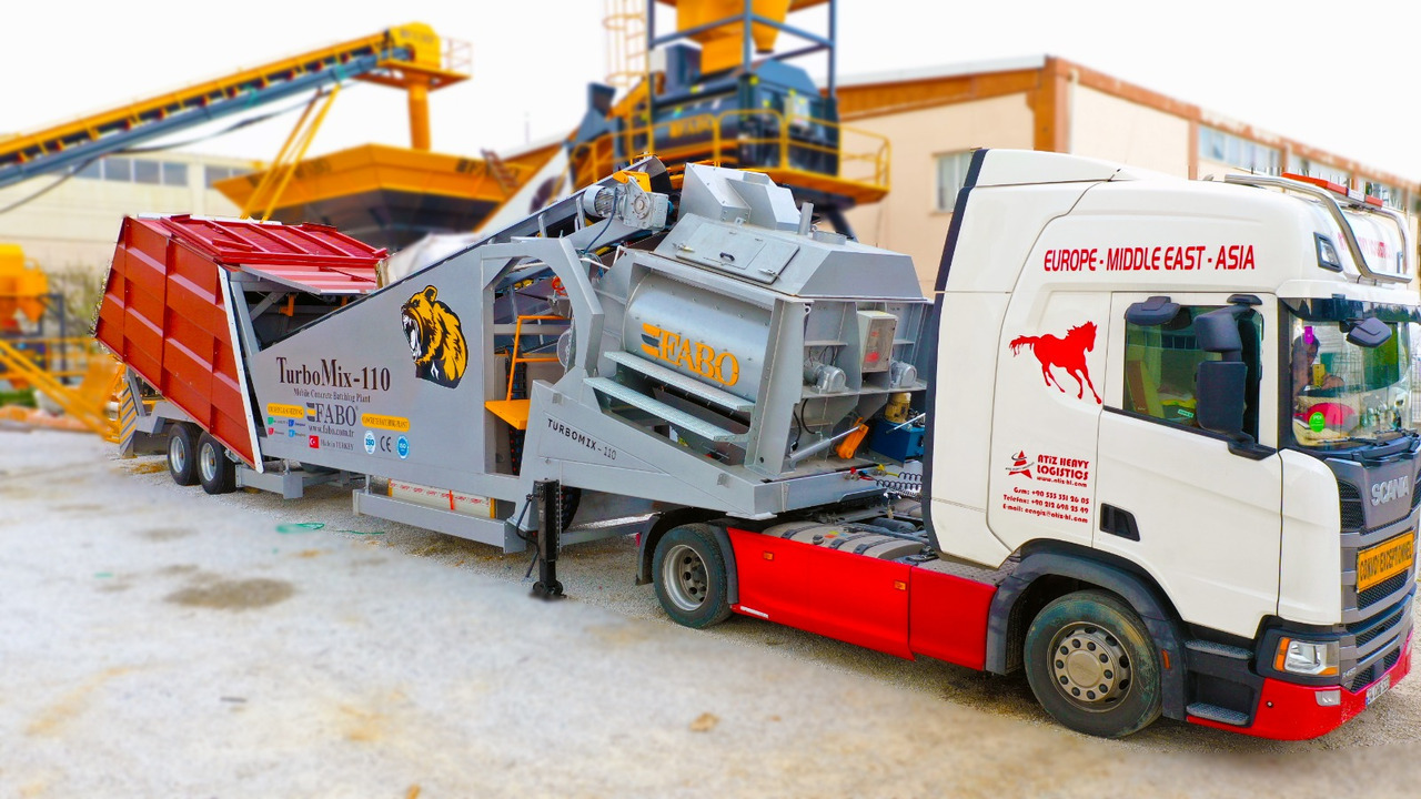 FABO mobile concrete batching plant - Concrete plant: picture 1 FABO mobile concrete batching plant - Concrete plant: picture 1