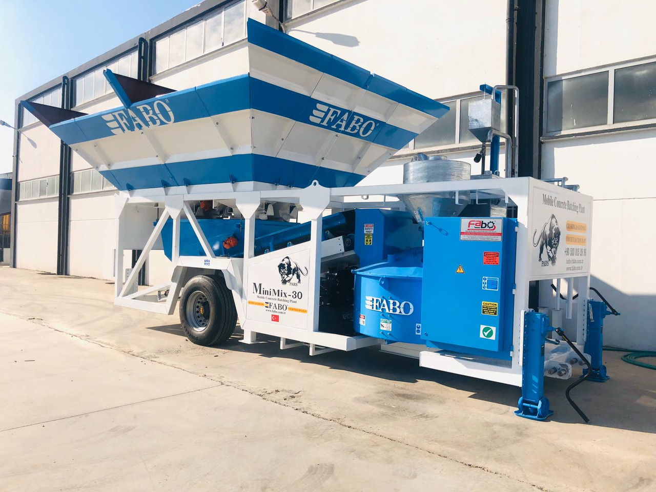 FABO mobile concrete batching plant - Concrete plant: picture 1 FABO mobile concrete batching plant - Concrete plant: picture 1