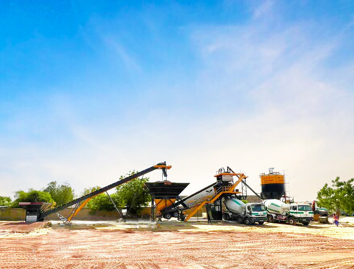 FABO mobile concrete batching plant - Concrete plant: picture 1 FABO mobile concrete batching plant - Concrete plant: picture 1