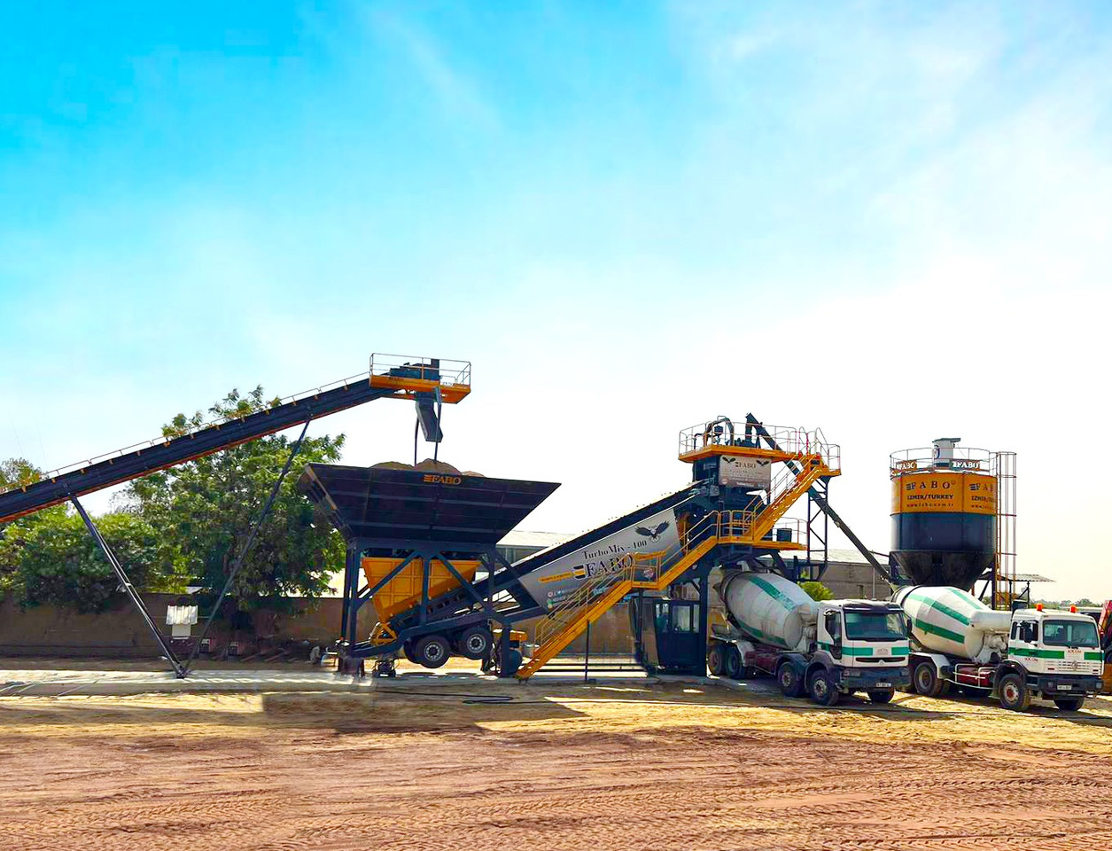 FABO mobile concrete batching plant - Concrete plant: picture 2 FABO mobile concrete batching plant - Concrete plant: picture 2