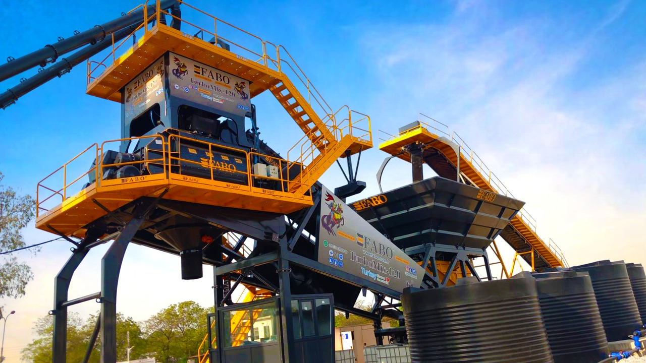 FABO mobile concrete batching plant - Concrete plant: picture 3 FABO mobile concrete batching plant - Concrete plant: picture 3