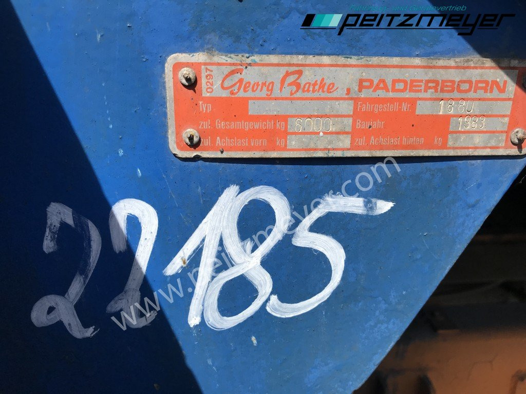 Asphalt distributor BATHE TANDEMANHÄNGER Bitum / Teerkocher 3,5 m³ Hatz Diesel-Motor 1 B 40: picture 18 Asphalt distributor BATHE TANDEMANHÄNGER Bitum / Teerkocher 3,5 m³ Hatz Diesel-Motor 1 B 40: picture 18