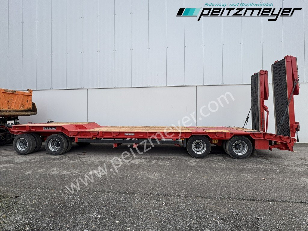 Low loader trailer GOLDHOFER 4 Achs Tieflader TU 4-2x2-32/80 hydr. Doppelrampen: picture 8 Low loader trailer GOLDHOFER 4 Achs Tieflader TU 4-2x2-32/80 hydr. Doppelrampen: picture 8