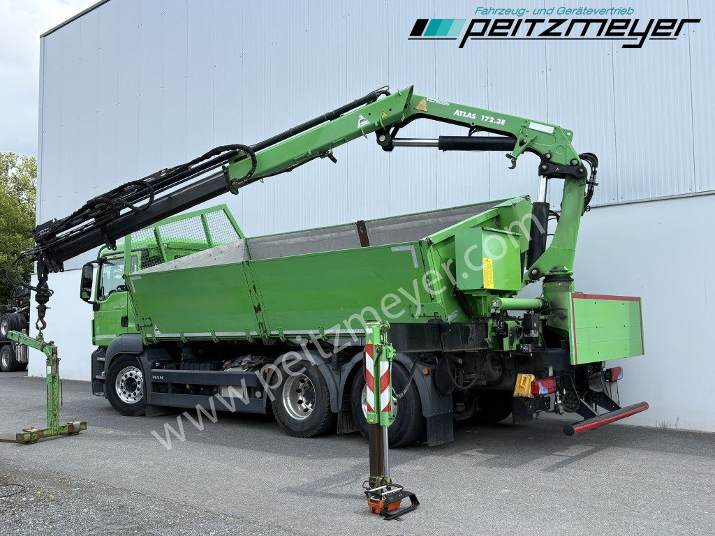 MAN TGS 26.460 FL 6x2 Kipper+Kran+Funk Lenkachse, 2-Seitenkipper, Atlas 172.3 - Tipper, Crane truck: picture 3 MAN TGS 26.460 FL 6x2 Kipper+Kran+Funk Lenkachse, 2-Seitenkipper, Atlas 172.3 - Tipper, Crane truck: picture 3
