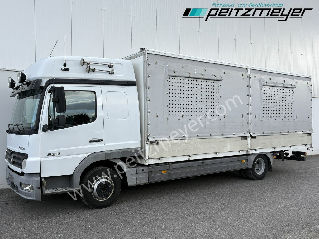 MERCEDES-BENZ Atego 823 L Geflügelpritsche L - Fahrerhaus, Klima, 2 x AHK - Box truck: picture 2 MERCEDES-BENZ Atego 823 L Geflügelpritsche L - Fahrerhaus, Klima, 2 x AHK - Box truck: picture 2