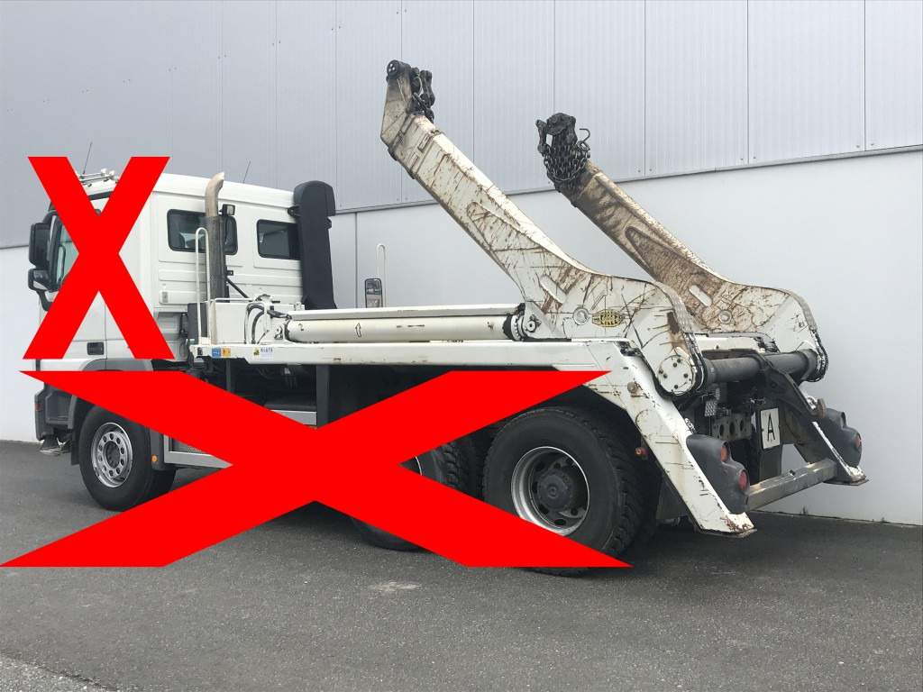 Meiller Absetzkipper AK 16 MTG - Actros 6x4 - Hook lift/ Skip loader system: picture 3 Meiller Absetzkipper AK 16 MTG - Actros 6x4 - Hook lift/ Skip loader system: picture 3