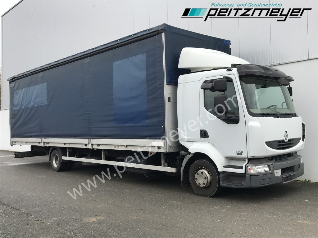RENAULT (F) Midlum 220.12 Maxi Pritsche 9,5 m MAXI - Curtainsider truck: picture 2 RENAULT (F) Midlum 220.12 Maxi Pritsche 9,5 m MAXI - Curtainsider truck: picture 2