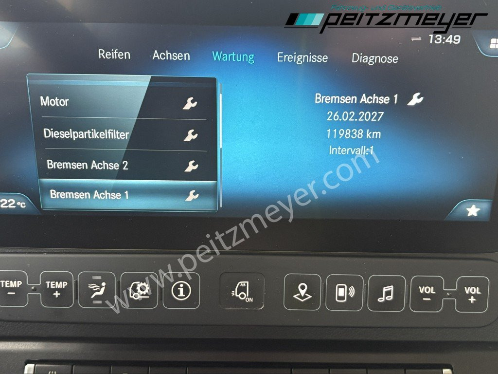 Tractor unit MERCEDES-BENZ Actros 1845 LLS Klima, Retarder Standklima, EU 6: picture 17 Tractor unit MERCEDES-BENZ Actros 1845 LLS Klima, Retarder Standklima, EU 6: picture 17