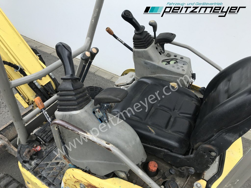 Mini excavator YANMAR MINIBAGGER Vio 17 verstellbares Fahrwerk Schnellwechsler mit 60 er und 100 Löffel: picture 12