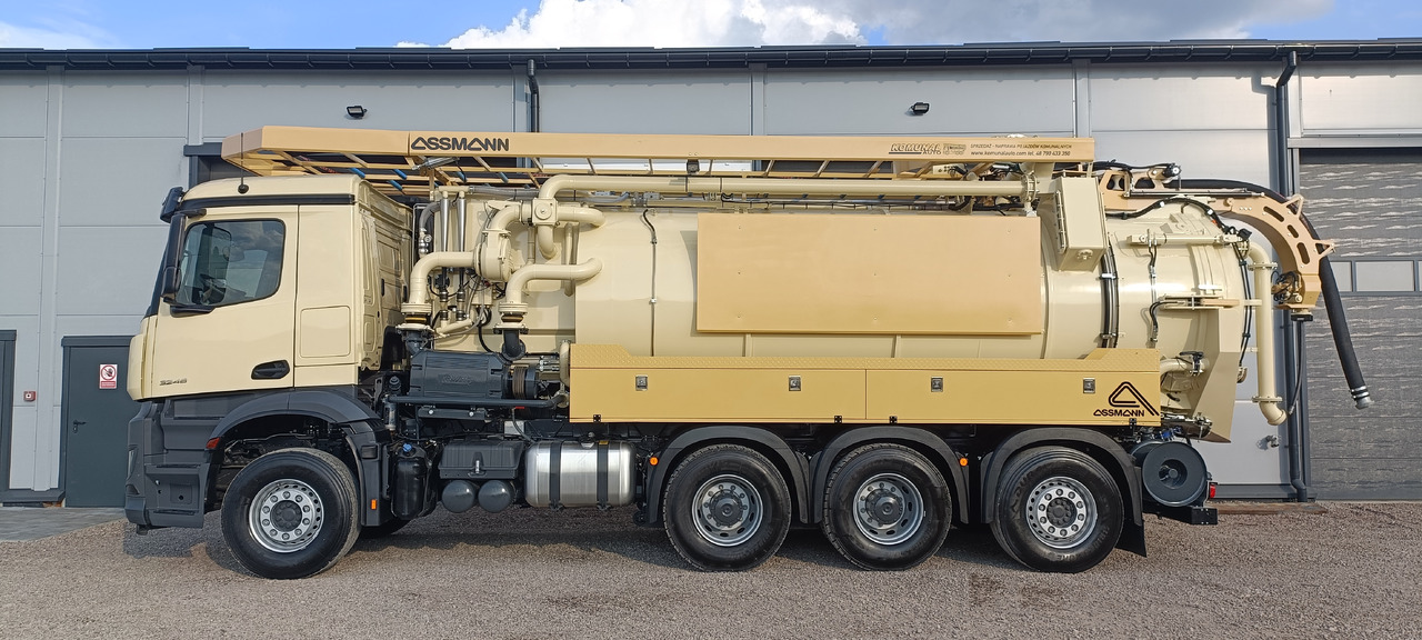MERCEDES-BENZ AROCS ASSMANN stainless steel recykling - Vacuum truck: picture 5 MERCEDES-BENZ AROCS ASSMANN stainless steel recykling - Vacuum truck: picture 5