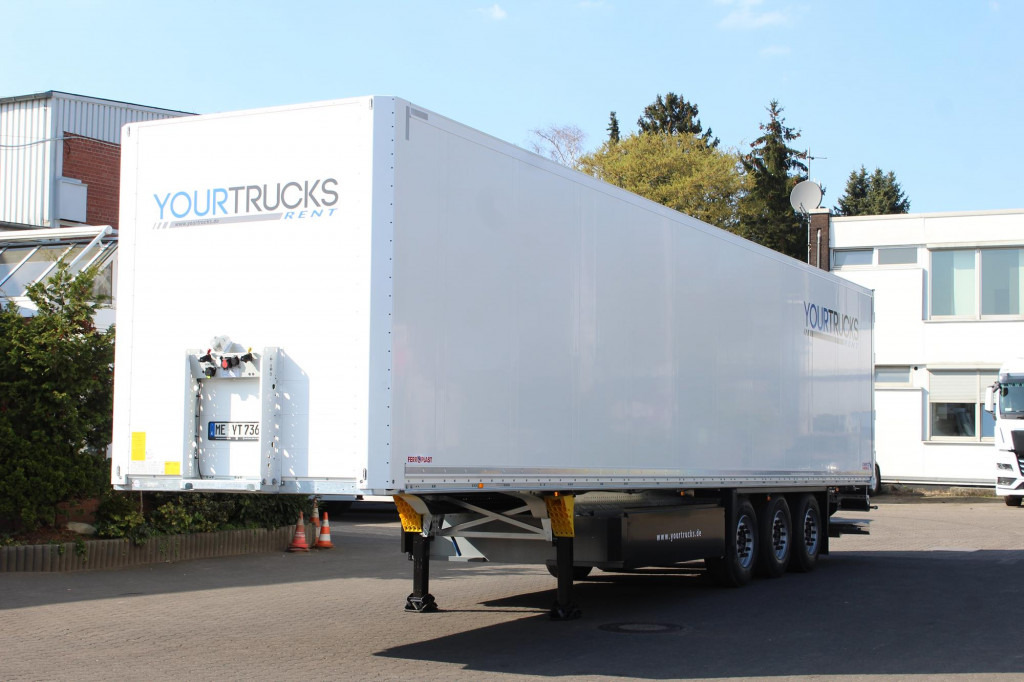 SCHMITZ Koffer 2,7h DS Ladebordwand MIETE - RENT - Closed box semi-trailer: picture 1 SCHMITZ Koffer 2,7h DS Ladebordwand MIETE - RENT - Closed box semi-trailer: picture 1