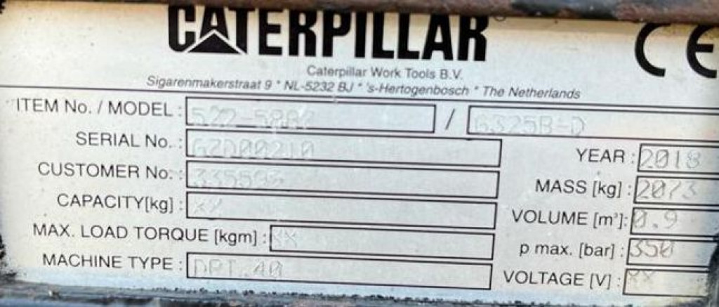 CATERPILLAR CATERPILLAR Sortiergreifer Anbaugeräte/Baumaschinen 325 B/D Sortiergreifer 900Ltr. für Maschine 25-50to - Grapple for Construction machinery: picture 3 CATERPILLAR CATERPILLAR Sortiergreifer Anbaugeräte/Baumaschinen 325 B/D Sortiergreifer 900Ltr. für Maschine 25-50to - Grapple for Construction machinery: picture 3