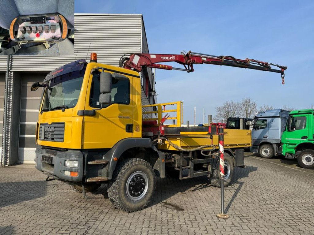 MAN TG-M 18.280 4x4 Pritsche Kran Singelreifen Funkf - Crane truck, Dropside/ Flatbed truck: picture 3 MAN TG-M 18.280 4x4 Pritsche Kran Singelreifen Funkf - Crane truck, Dropside/ Flatbed truck: picture 3