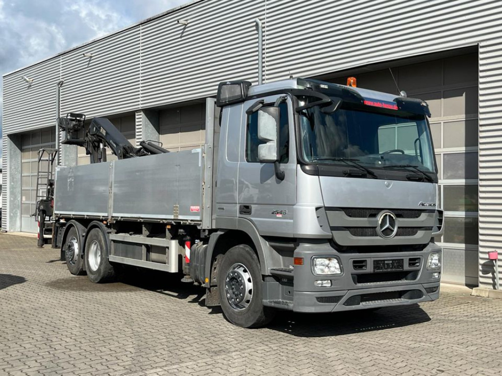 Dropside/ Flatbed truck, Crane truck MERCEDES-BENZ Actros 2546 L 6x2  Pritsche Heckkran Hiab 288 6xhyd: picture 8
