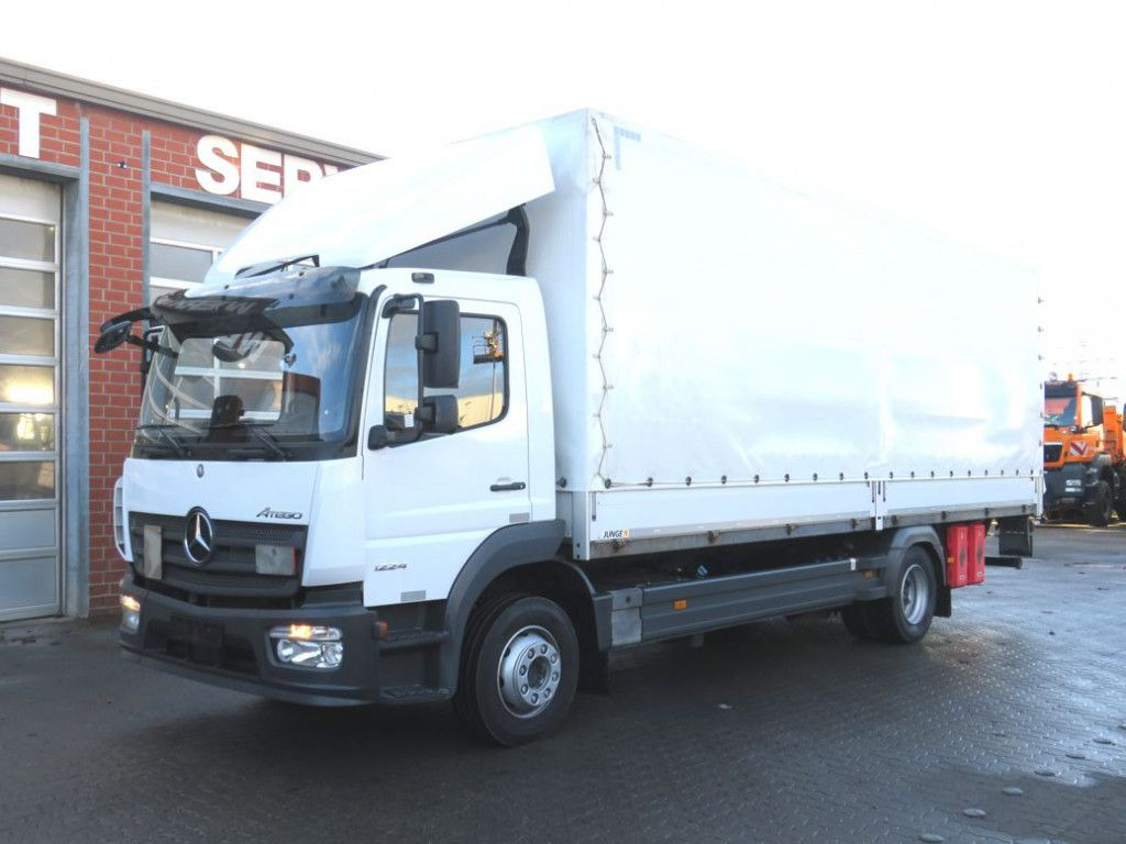Mercedes-Benz Atego 1224 L Pritsche LBW LBW 1.5to - Curtainsider truck: picture 1 Mercedes-Benz Atego 1224 L Pritsche LBW LBW 1.5to - Curtainsider truck: picture 1
