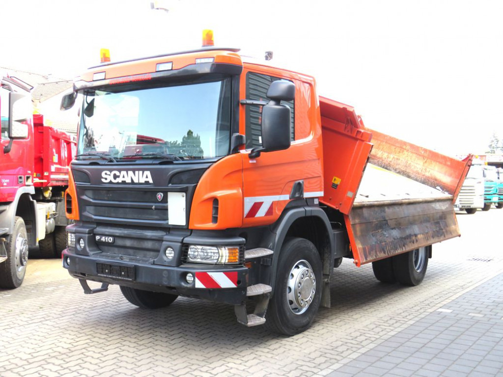 SCANIA (S) P 410 4x2 2-Achs Kipper Meiller Bordmatik - Tipper: picture 1 SCANIA (S) P 410 4x2 2-Achs Kipper Meiller Bordmatik - Tipper: picture 1