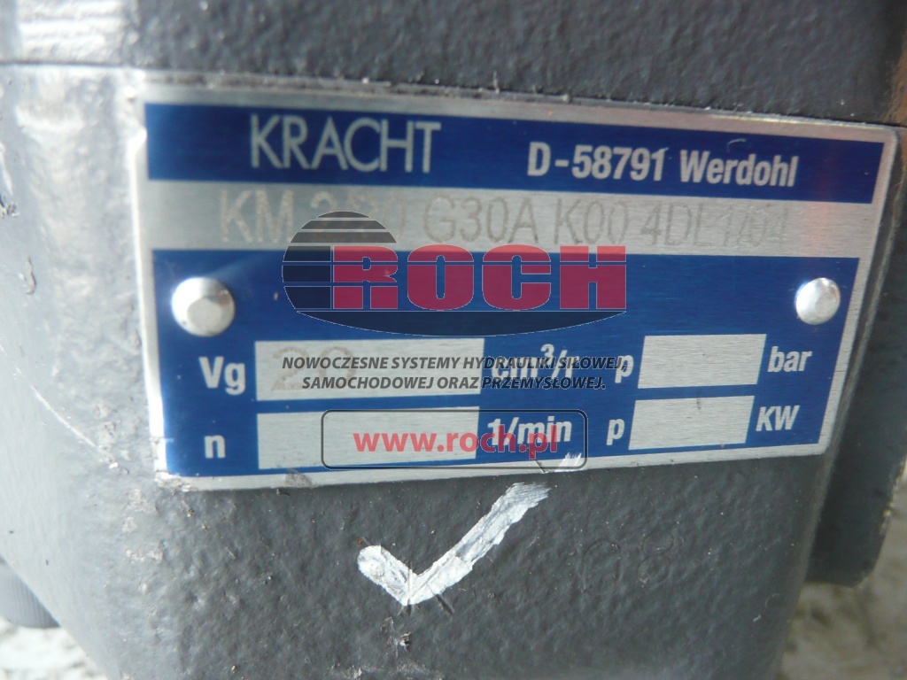 KRACHT KM2/20G30A K00 4DL1/0 - Hydraulic motor: picture 2 KRACHT KM2/20G30A K00 4DL1/0 - Hydraulic motor: picture 2