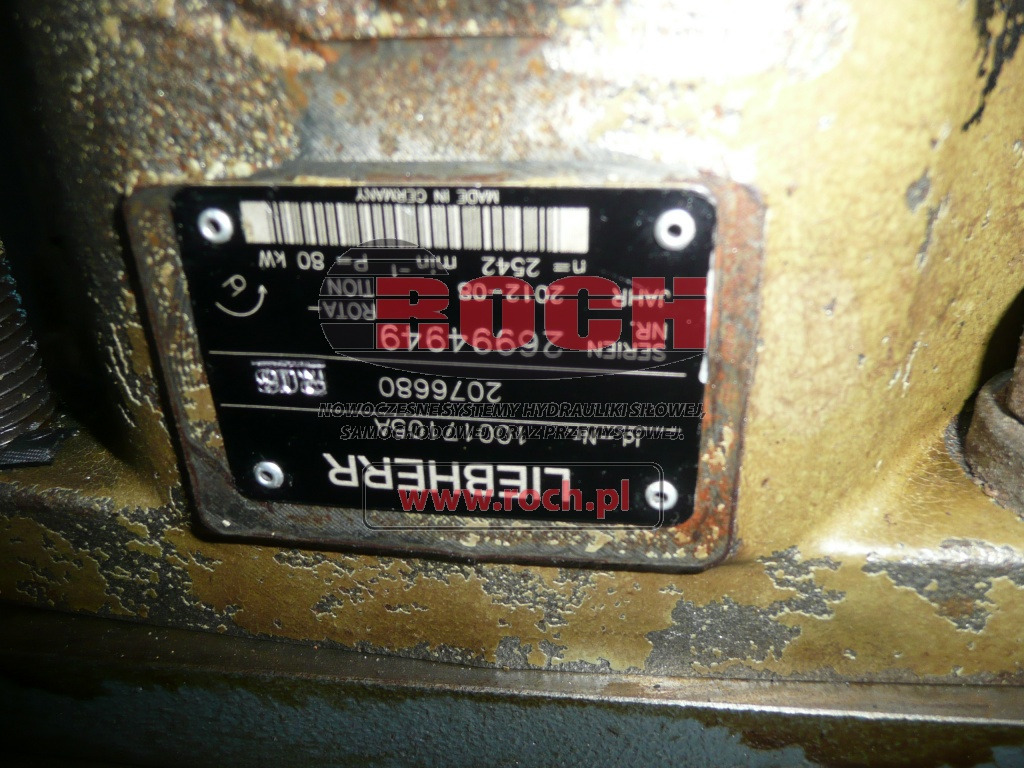 LIEBHERR + BRUENINGHAUS HYDROMATIK L08159A+ 10017105A 2076680+ A10VO45DFR1/31L-VSC12N00-S0413 0991084 02600006+ 10470652A 2136109 - Hydraulic pump: picture 2 LIEBHERR + BRUENINGHAUS HYDROMATIK L08159A+ 10017105A 2076680+ A10VO45DFR1/31L-VSC12N00-S0413 0991084 02600006+ 10470652A 2136109 - Hydraulic pump: picture 2
