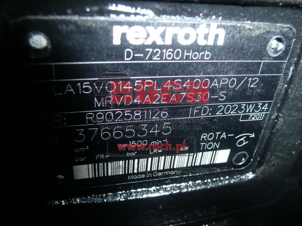 REXROTH VOLVO 14661781 R902536141 - Hydraulic pump: picture 2 REXROTH VOLVO 14661781 R902536141 - Hydraulic pump: picture 2
