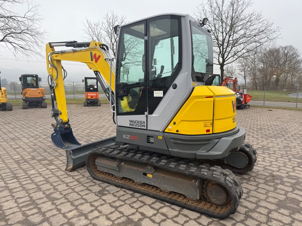 Wacker EZ 50, Bj 24, 300 BH, Gummiketten, HS03, TL - Mini excavator: picture 2 Wacker EZ 50, Bj 24, 300 BH, Gummiketten, HS03, TL - Mini excavator: picture 2