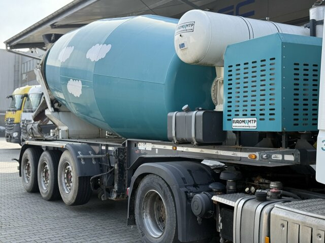 Betonmischer-Auflieger Euromix 12 m³ mit Motor - Concrete mixer semi-trailer: picture 1 Betonmischer-Auflieger Euromix 12 m³ mit Motor - Concrete mixer semi-trailer: picture 1