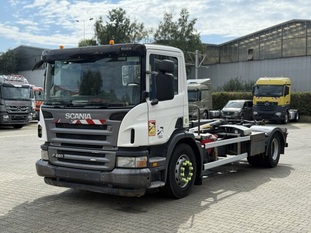 Hook lift truck Scania P280 4x2 Abrollkipper Palfinger Knickhaken T15A: picture 12