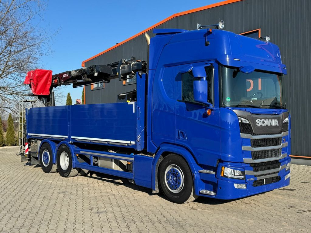 Scania R500 6x2 Pritsche mit Kran HIAB 177K PRO - Crane truck: picture 1 Scania R500 6x2 Pritsche mit Kran HIAB 177K PRO - Crane truck: picture 1
