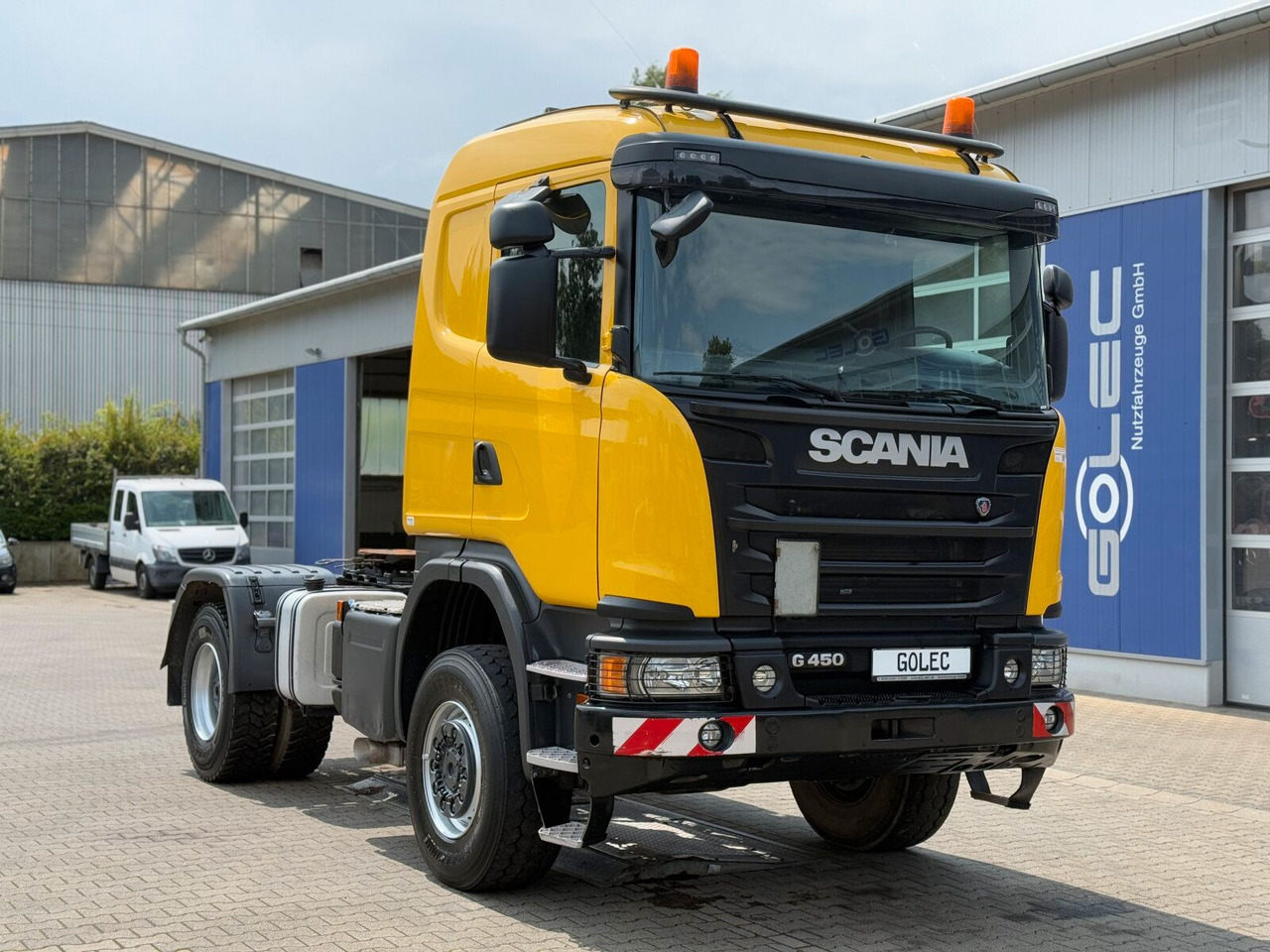 Scania G450 4x4 Euro 6 SZM Kipphydraulik Blatt/ Luft - Tractor unit: picture 1 Scania G450 4x4 Euro 6 SZM Kipphydraulik Blatt/ Luft - Tractor unit: picture 1
