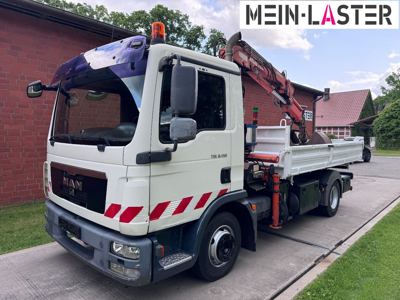 MAN TGL 8.150 3 S-Kipper Atlas 75 10m -1t. Funk FB - Tipper van: picture 3 MAN TGL 8.150 3 S-Kipper Atlas 75 10m -1t. Funk FB - Tipper van: picture 3