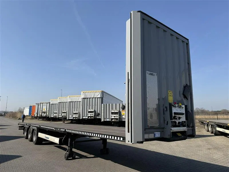 Krone 2021 & 2022 mega P400 hupac flat - Closed box semi-trailer: picture 2 Krone 2021 & 2022 mega P400 hupac flat - Closed box semi-trailer: picture 2