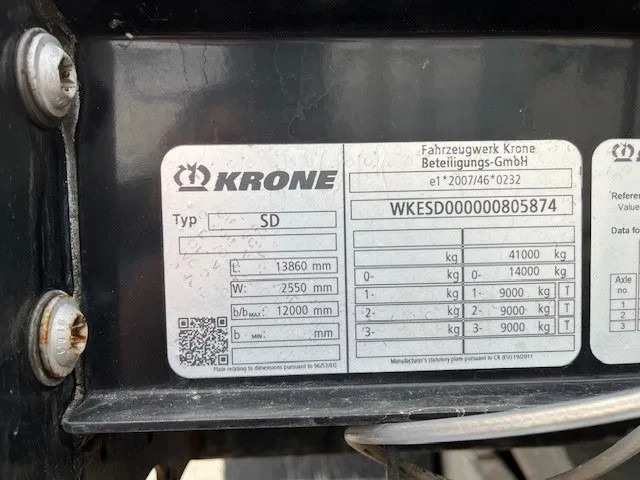 Krone 3x 2018 KRONE XL VARIO MEGA - Closed box semi-trailer: picture 2 Krone 3x 2018 KRONE XL VARIO MEGA - Closed box semi-trailer: picture 2