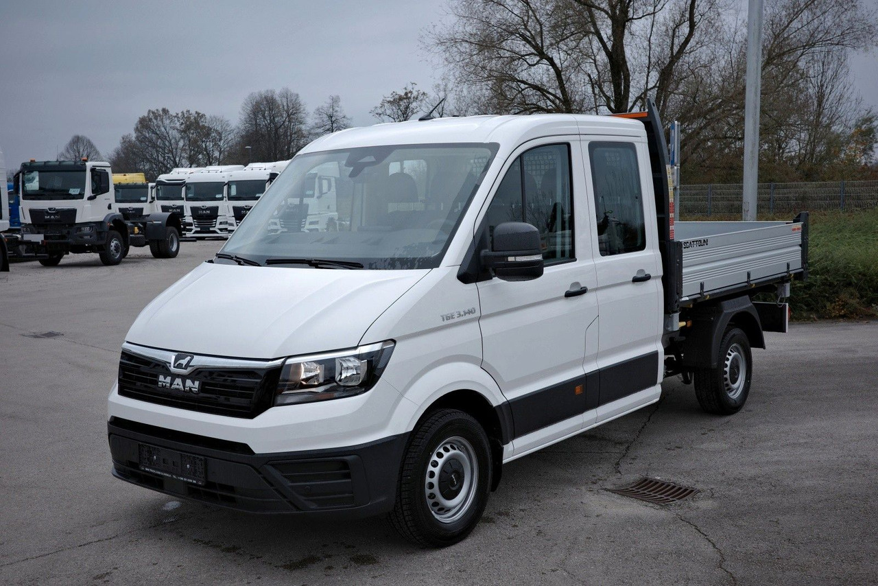 MAN TGE 3.140 L4 DoKa (3+4) 3-Seiten-Kipper - Tipper van, Combi van: picture 1 MAN TGE 3.140 L4 DoKa (3+4) 3-Seiten-Kipper - Tipper van, Combi van: picture 1