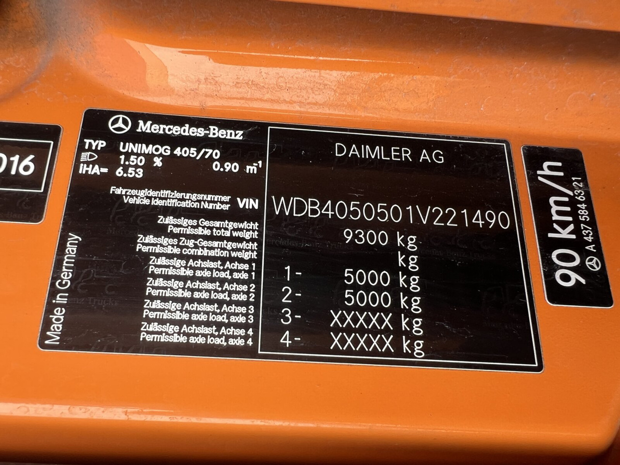 Unimog U 20 U405/70 4x4 U 20 U405/70 4x4, Kipper, Winterdienstplatte - Commercial vehicle: picture 5 Unimog U 20 U405/70 4x4 U 20 U405/70 4x4, Kipper, Winterdienstplatte - Commercial vehicle: picture 5