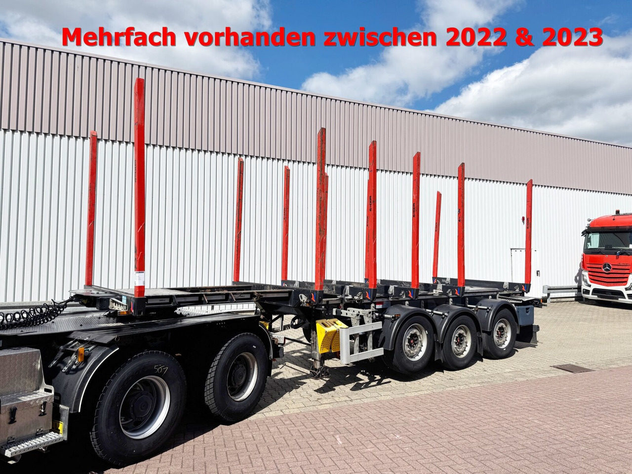 Doll LOGO H3L-14XL LOGO H3L-14XL, Liftachse, Nachlauflenkachse, teleskopierbar 9,4m-12,9 - Timber semi-trailer: picture 1 Doll LOGO H3L-14XL LOGO H3L-14XL, Liftachse, Nachlauflenkachse, teleskopierbar 9,4m-12,9 - Timber semi-trailer: picture 1