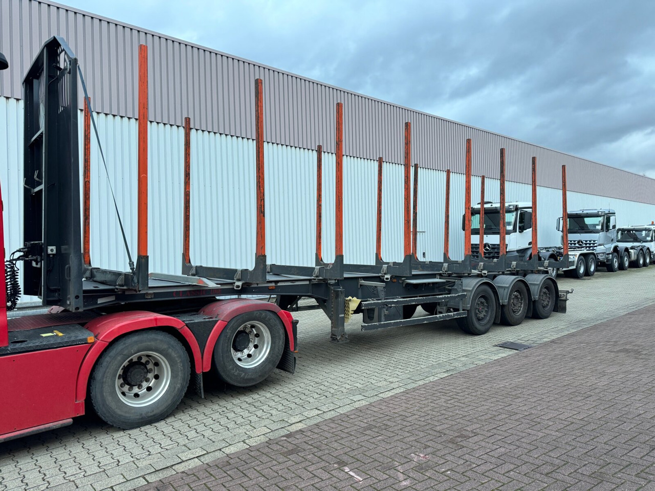 GSODAM GSTB3SL Holzauflieger GSODAM GSTB3SL Holzauflieger, Liftachse - Timber semi-trailer: picture 1 GSODAM GSTB3SL Holzauflieger GSODAM GSTB3SL Holzauflieger, Liftachse - Timber semi-trailer: picture 1