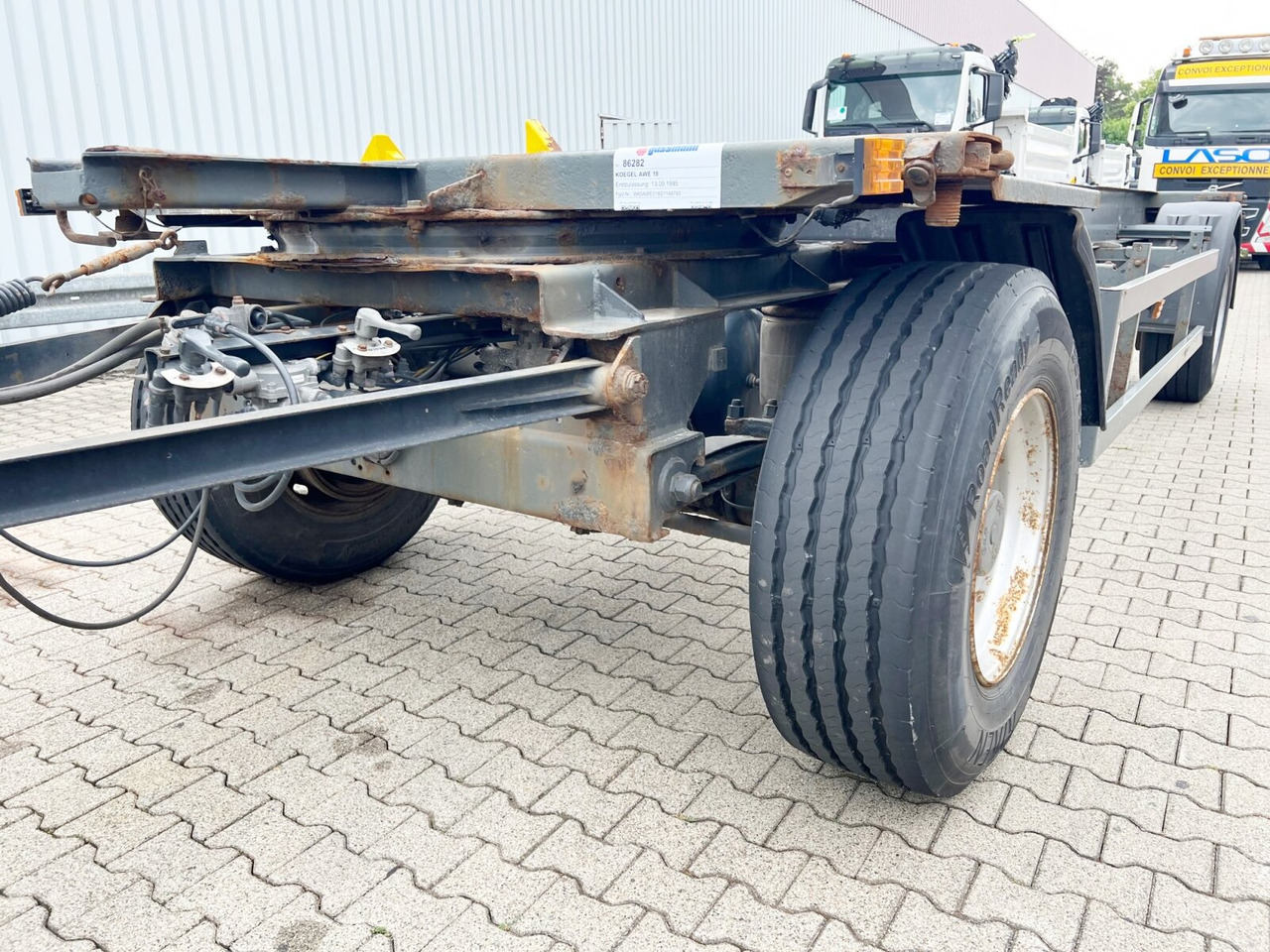 Chassis trailer Kögel AWE 18 AWE 18, Ex-Fahrschule: picture 11