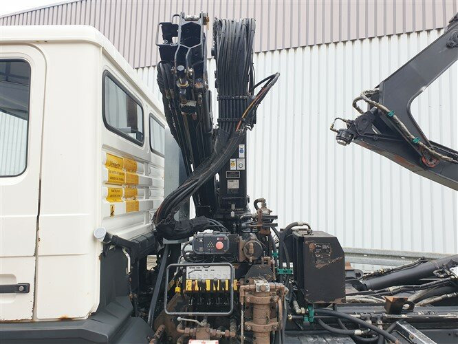 MAN 14.152 F 4x2 BB 14.152 F 4x2 BB mit Kran Hiab 060-2 - Hook lift truck, Crane truck: picture 4 MAN 14.152 F 4x2 BB 14.152 F 4x2 BB mit Kran Hiab 060-2 - Hook lift truck, Crane truck: picture 4