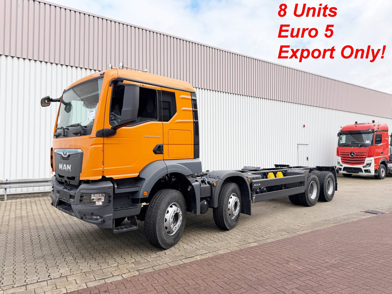 MAN TGS 41.440 8x4 BB CH TGS 41.440 8x4 BB CH, Retarder, MEHRFACH VORHANDEN! - Cab chassis truck: picture 1 MAN TGS 41.440 8x4 BB CH TGS 41.440 8x4 BB CH, Retarder, MEHRFACH VORHANDEN! - Cab chassis truck: picture 1