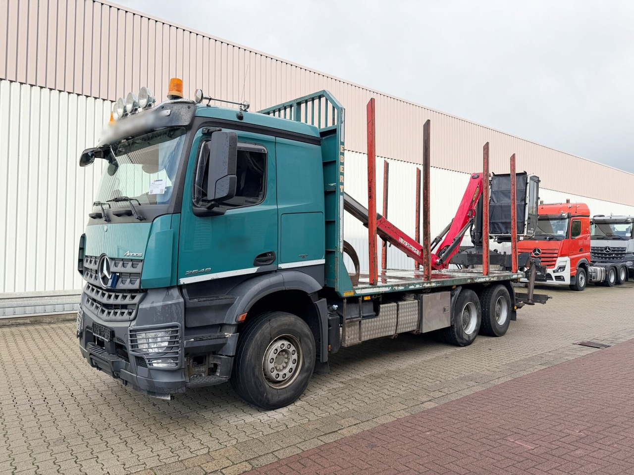 Mercedes-Benz Arocs 2648 6x4 Arocs 2648 6x4 mit Heckkran Epsilon M12Z83, Krankabine - Timber truck, Crane truck: picture 1 Mercedes-Benz Arocs 2648 6x4 Arocs 2648 6x4 mit Heckkran Epsilon M12Z83, Krankabine - Timber truck, Crane truck: picture 1