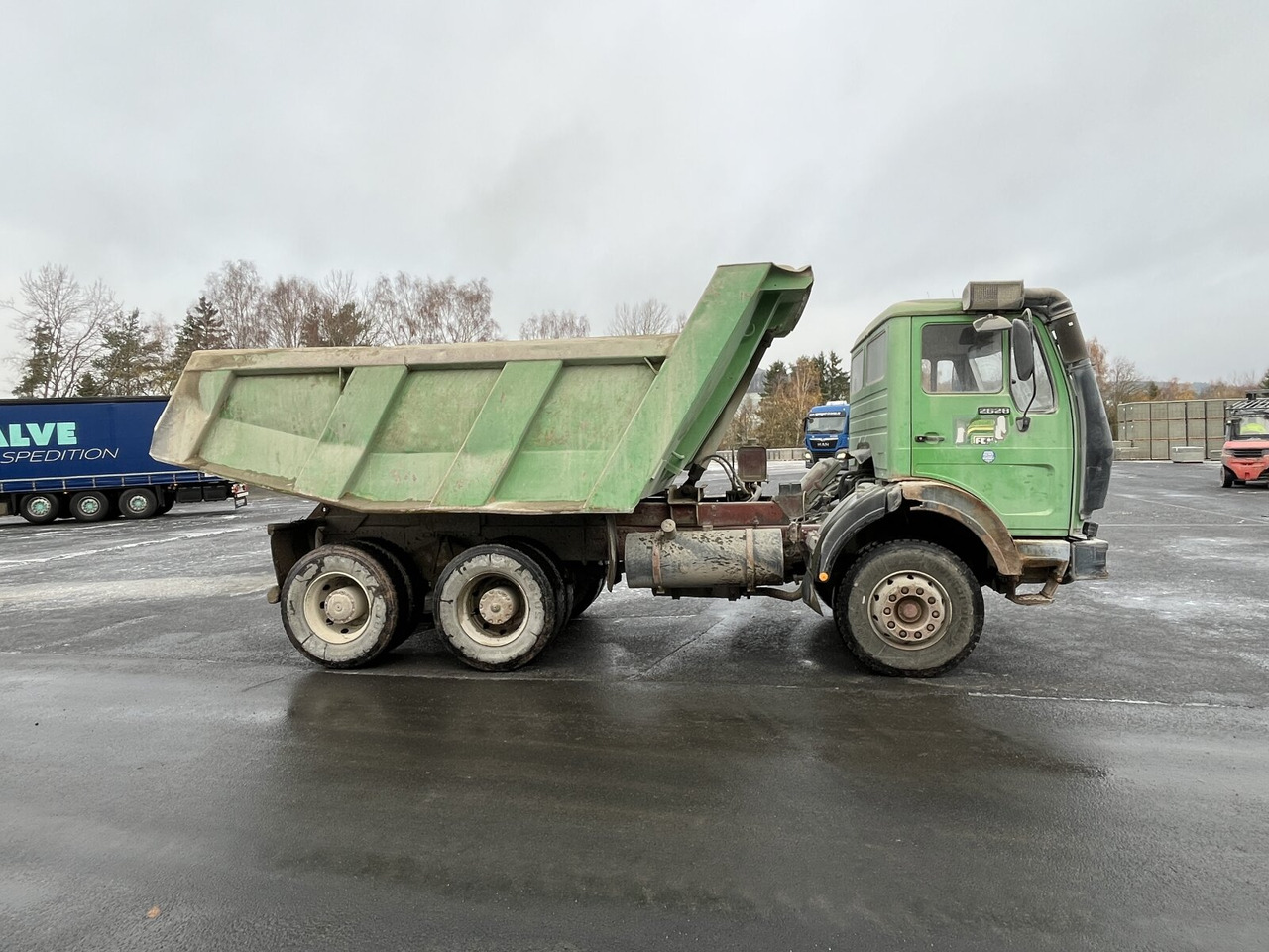 Mercedes-Benz NG 2628 K 6x4 NG 2628 K 6x4, V8, MEILLER Stahlmulde ca. 10³ - Dumper: picture 2 Mercedes-Benz NG 2628 K 6x4 NG 2628 K 6x4, V8, MEILLER Stahlmulde ca. 10³ - Dumper: picture 2