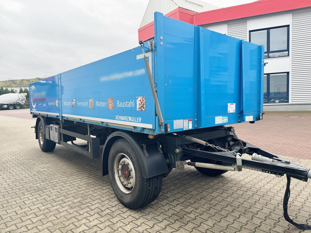Dropside/ Flatbed trailer Schwarzmüller T-Serie T-Serie, TOP-Zustand: picture 8 Dropside/ Flatbed trailer Schwarzmüller T-Serie T-Serie, TOP-Zustand: picture 8