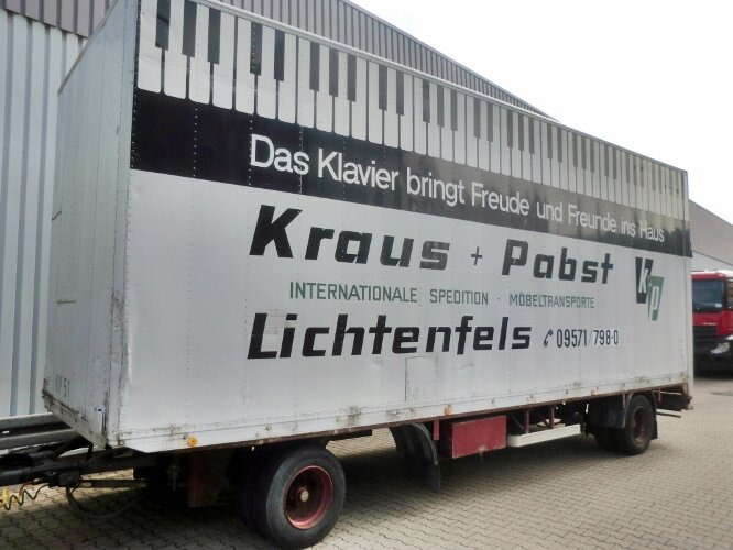 Sommer - - Sommer AC 160 TL, Möbelkofferanhänger, LBW, 55cbm - Closed box trailer: picture 1 Sommer - - Sommer AC 160 TL, Möbelkofferanhänger, LBW, 55cbm - Closed box trailer: picture 1